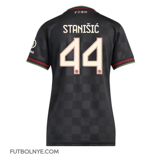Camiseta Bayern Munich Josip Stanisic #44 Tercera Equipación para mujer 2025-26 manga corta Camiseta Bayern Munich Josip Stanisic #44 Tercera Equipación para mujer 2025-26 manga corta